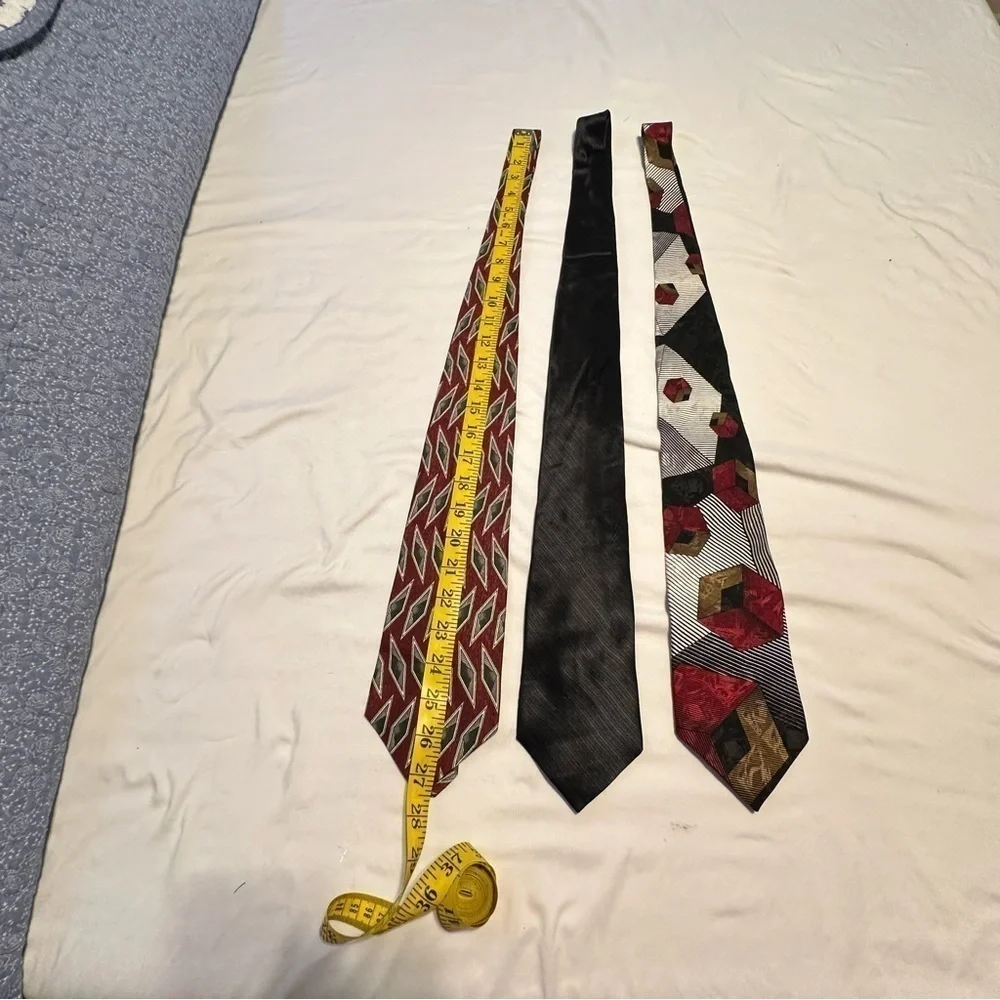 George Machado Tie Bundle Eclectic Grandpa Style Measurements in photos